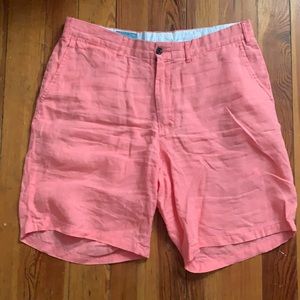 Castaway Nantucket Island Linen Shorts Sz 34
